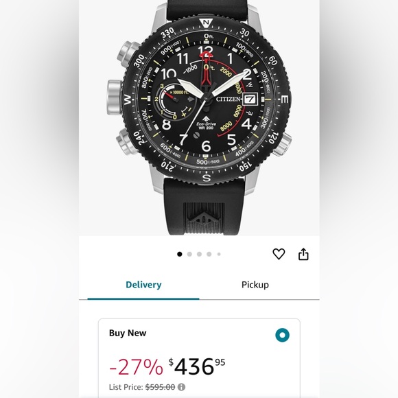 COPY - Citizen Promaster Altichron
Watch Eco-Drive J290-R007955 - Picture 11 of 15